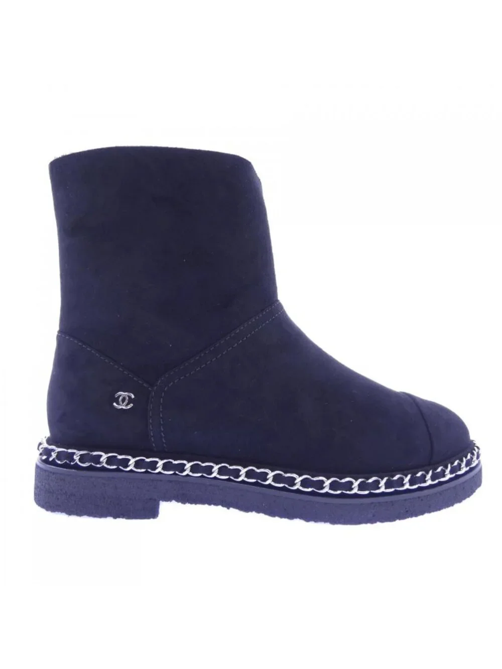 Chanel Short Boots Black